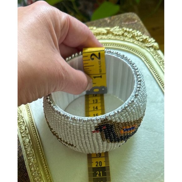 Beaded Bird Design Statement Bracelet - Picture 4 of 4